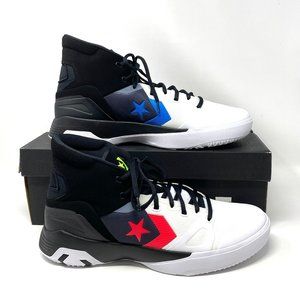Converse G4 Eva Hi Top Sneakers Men's Lace Basketball White Black Canvas 166804C